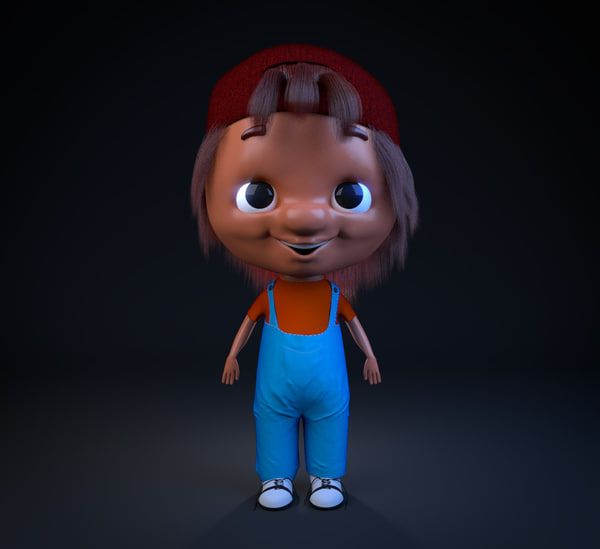 Cartoon Boy Blender Models for Download | TurboSquid