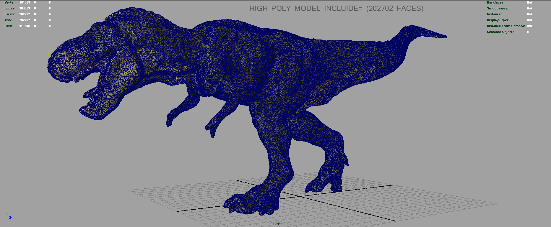 霸王龙3d模型