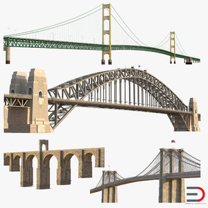 bridges 3 3d model
