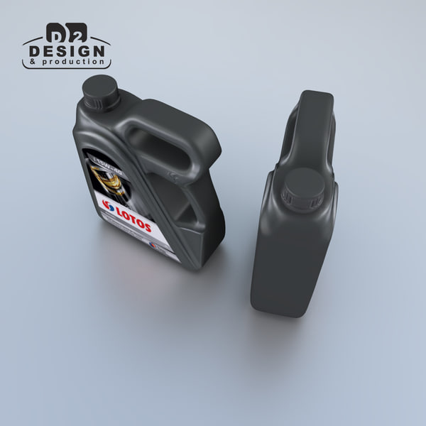 モーターオイルコンテナ4L Lotos 20093Dモデル TurboSquid 1069806