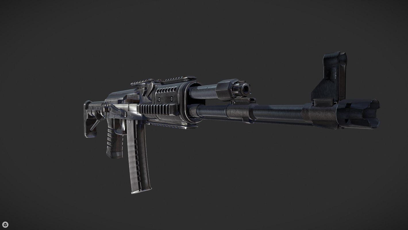 3d model combination ak-337 aks modularity