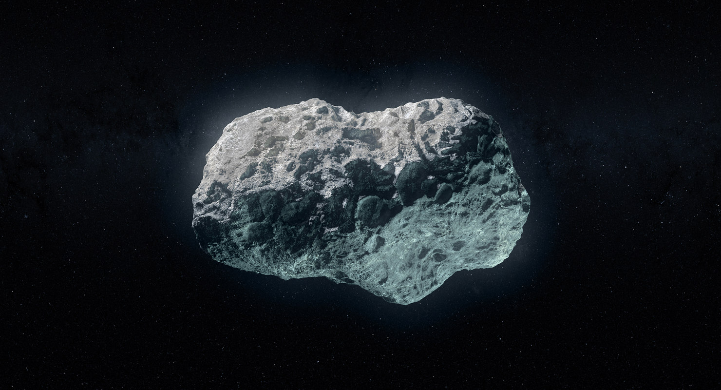 3d asteroid 18 model