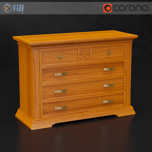 dall agnese chest drawers 3d max
