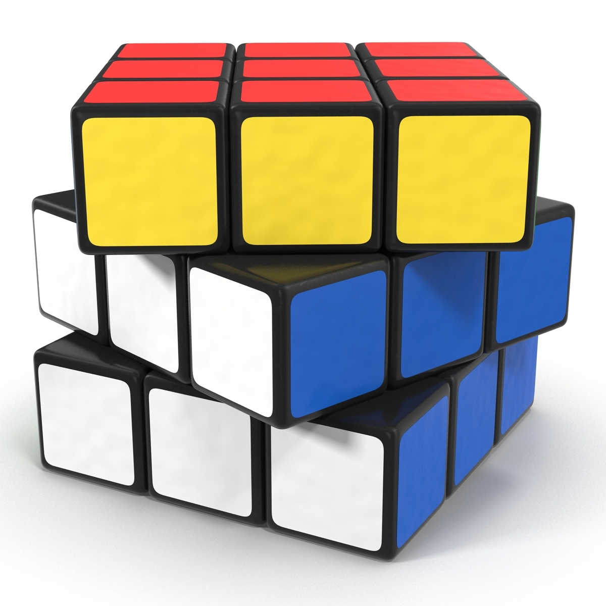 Бесплатный куб. Кубик Рубика 3д. Rubik's Cube 3d model.