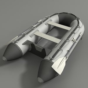 3d inflatable boat model