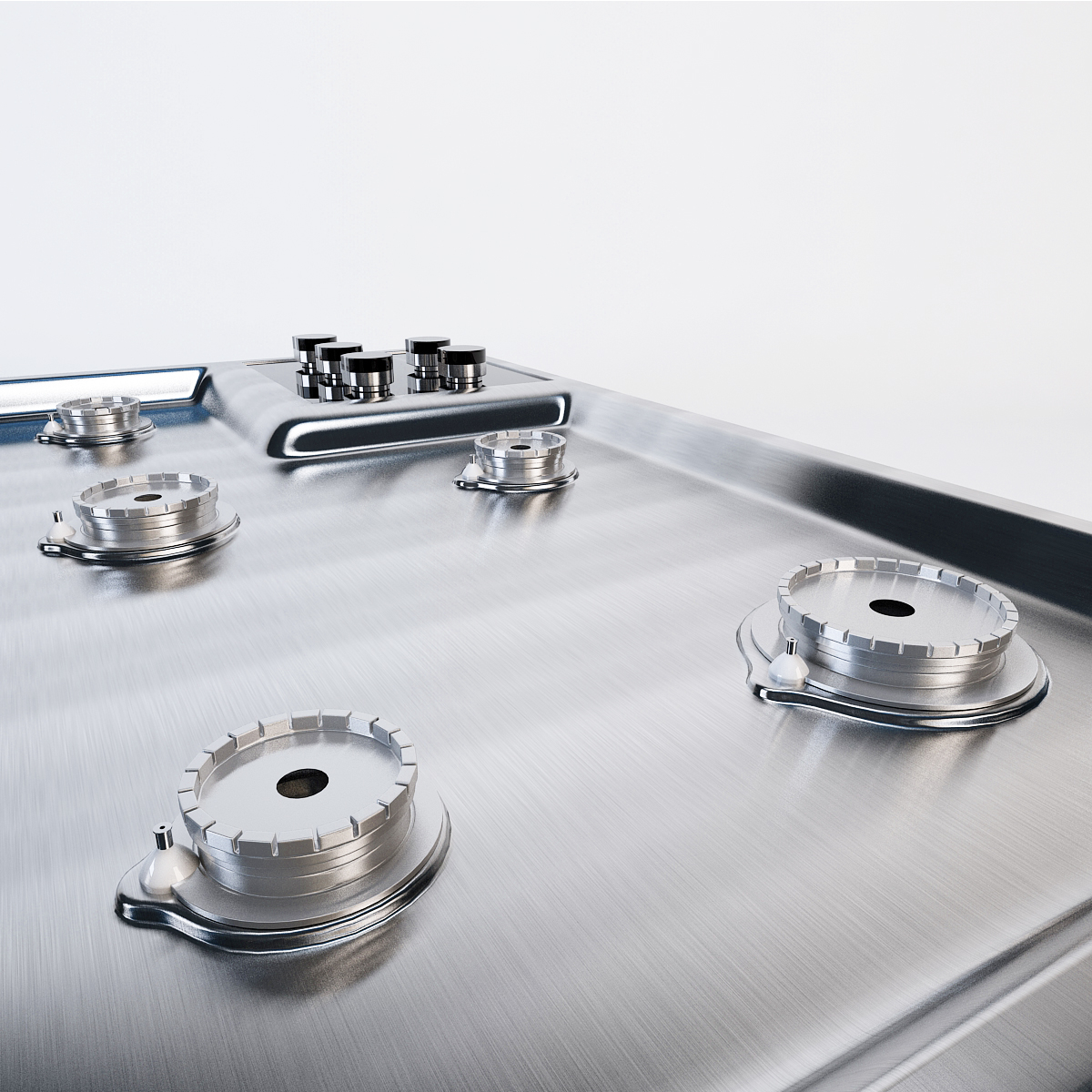 modèle 3D de Table de cuisson Wolf CG365TS TurboSquid 1070251