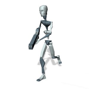 Soldier jog freeze positions