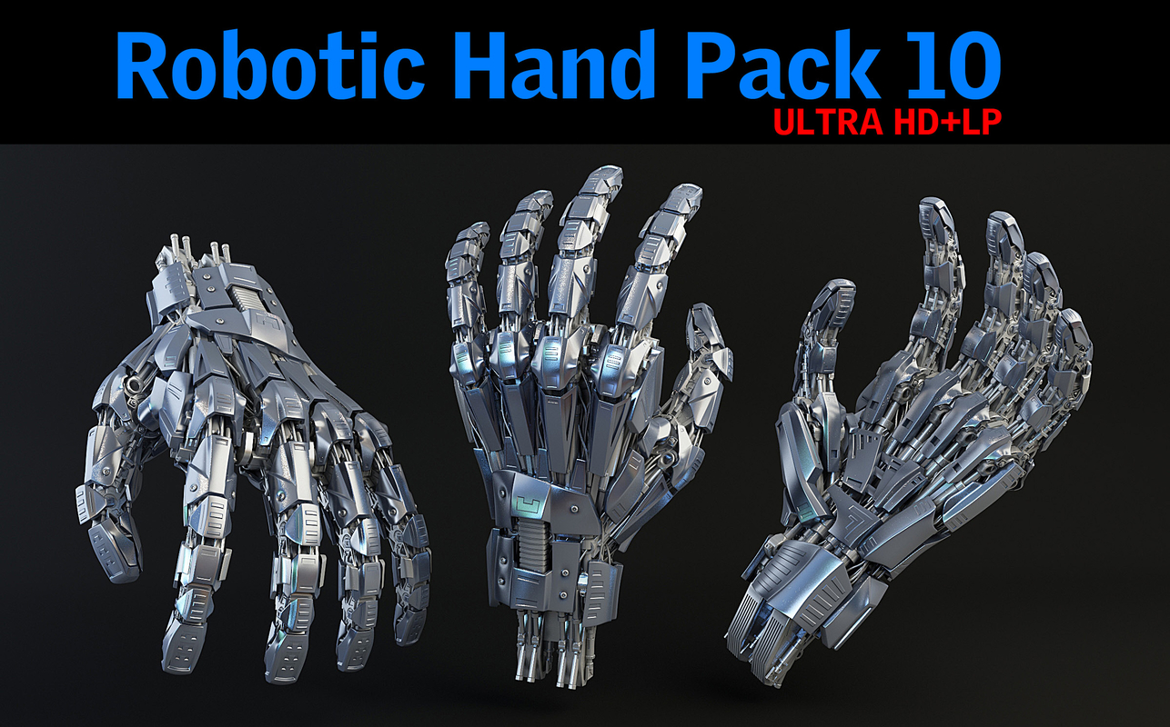 robotic hand pack 10 max