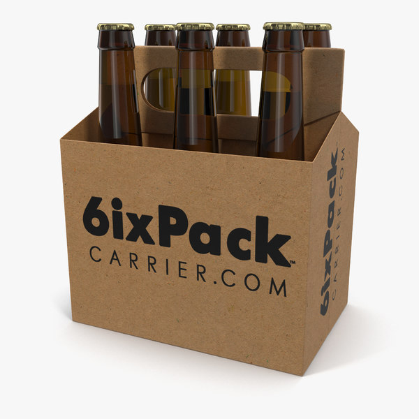 6PackBottleHolderwithBottlesvray3dmodel0