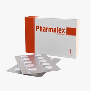 medication pills 3d max