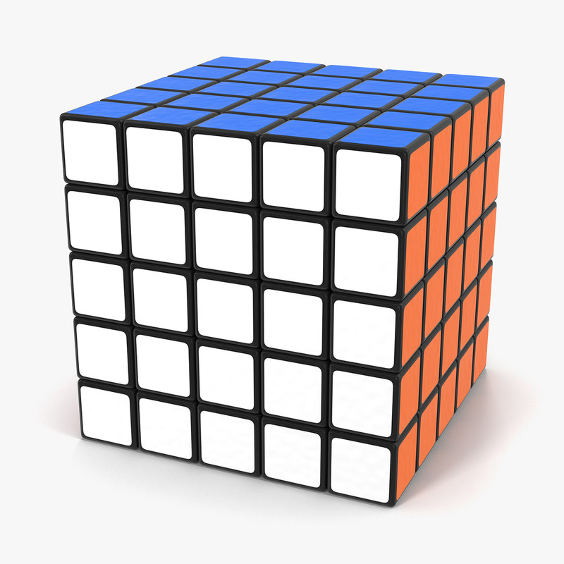 3d model rubiks professional 5x5 cube 3d model rubiks professional 5x5 cube