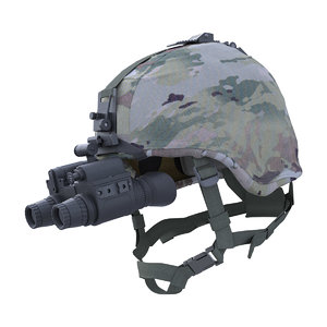 realistic advanced combat military helmet 3d model
