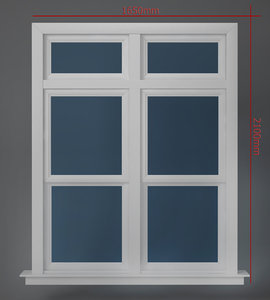 3d 3ds transom operating window