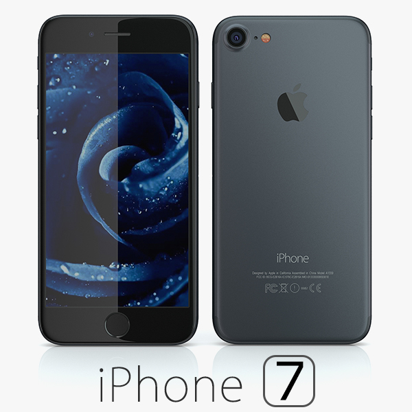 3d model apple iphone 7