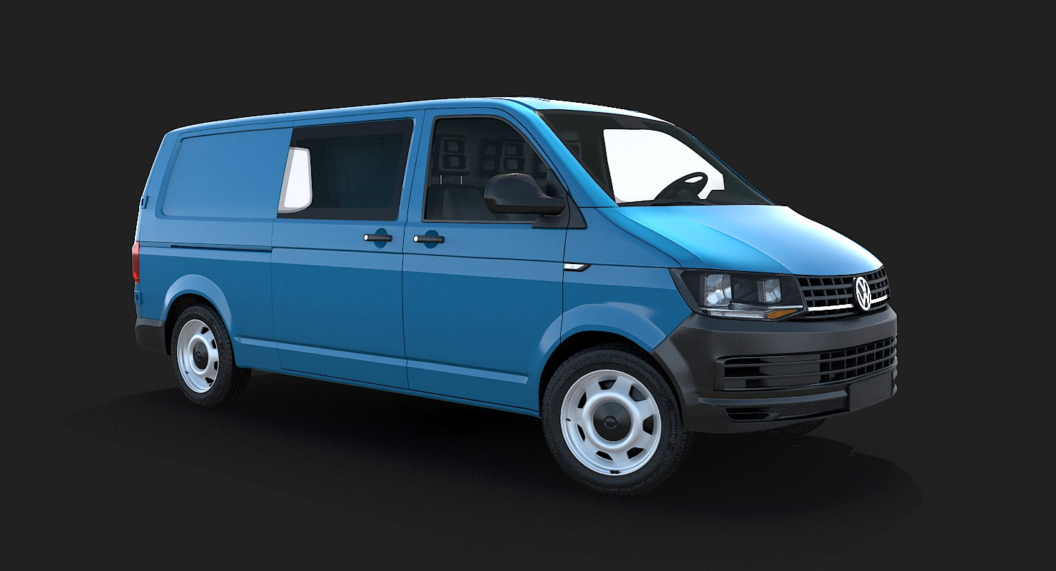 transporter t6 lwb 3d model