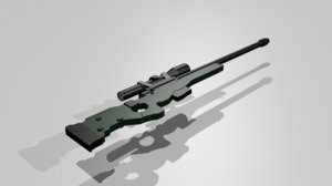 rifle awm 3d 3ds