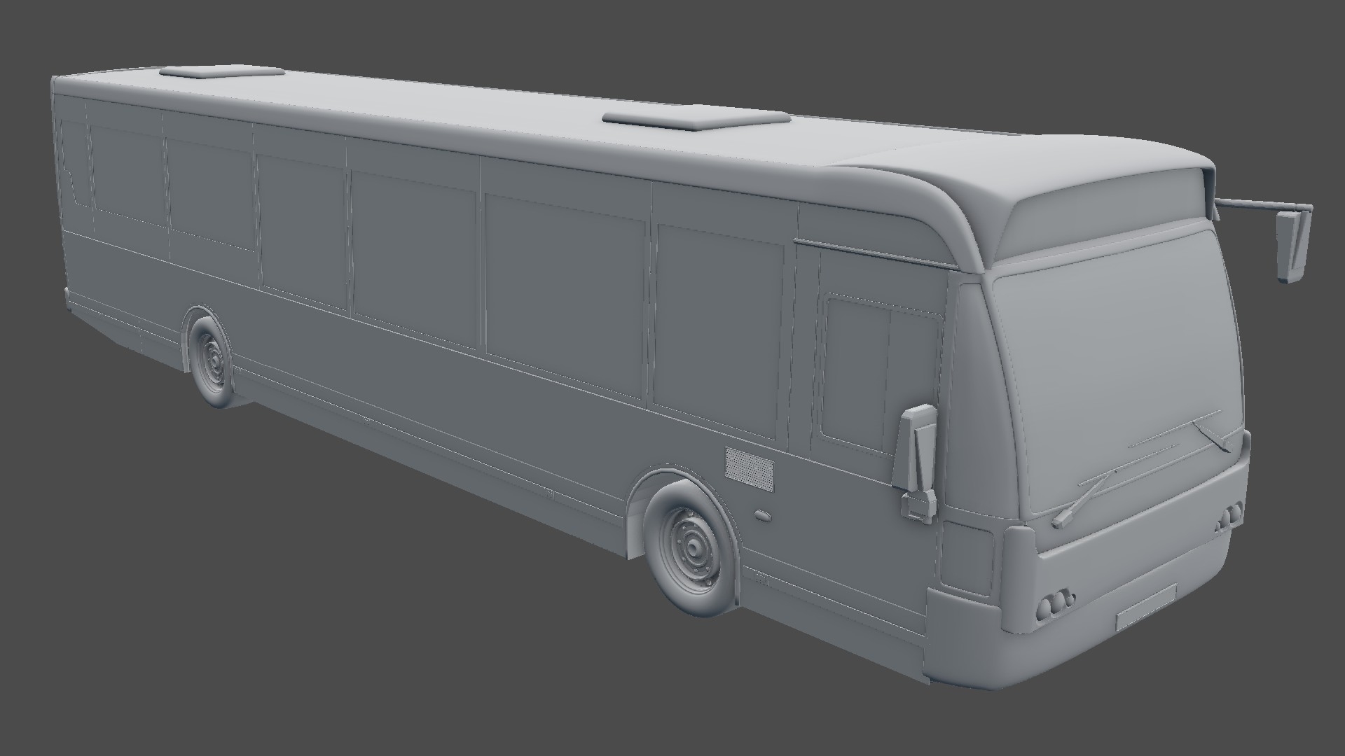 城市公交车3d模型