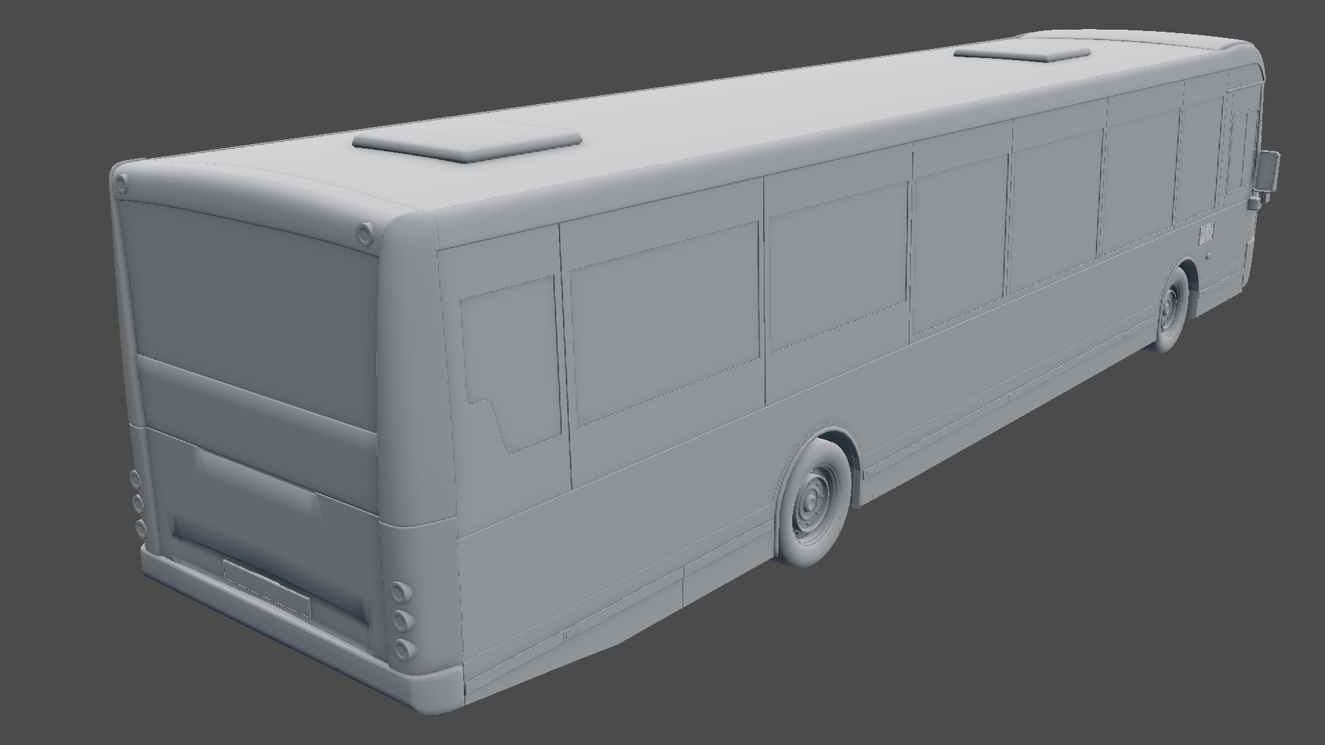 城市公交车3d模型