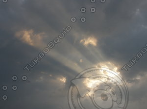 God rays sun rays