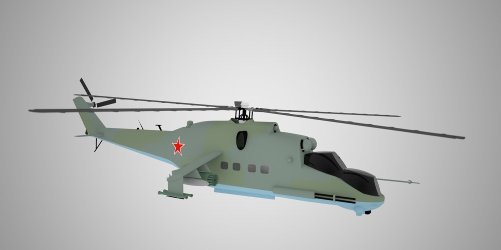 3d russian mil24 fb model