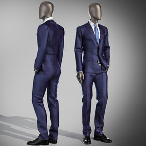 3d mannequin suit