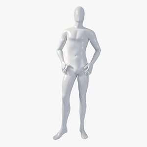 3d male mannequin model