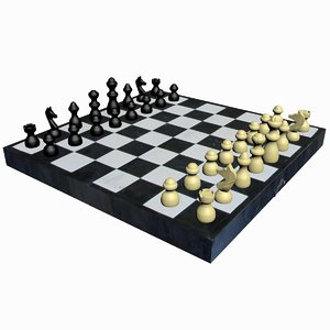 chess - old german 3d max