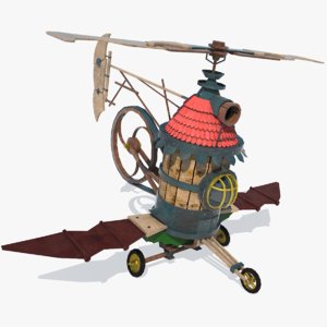 anti orc flying cannon 3d max