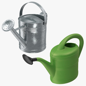 3d watering cans model