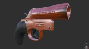 3d flare gun weapon
