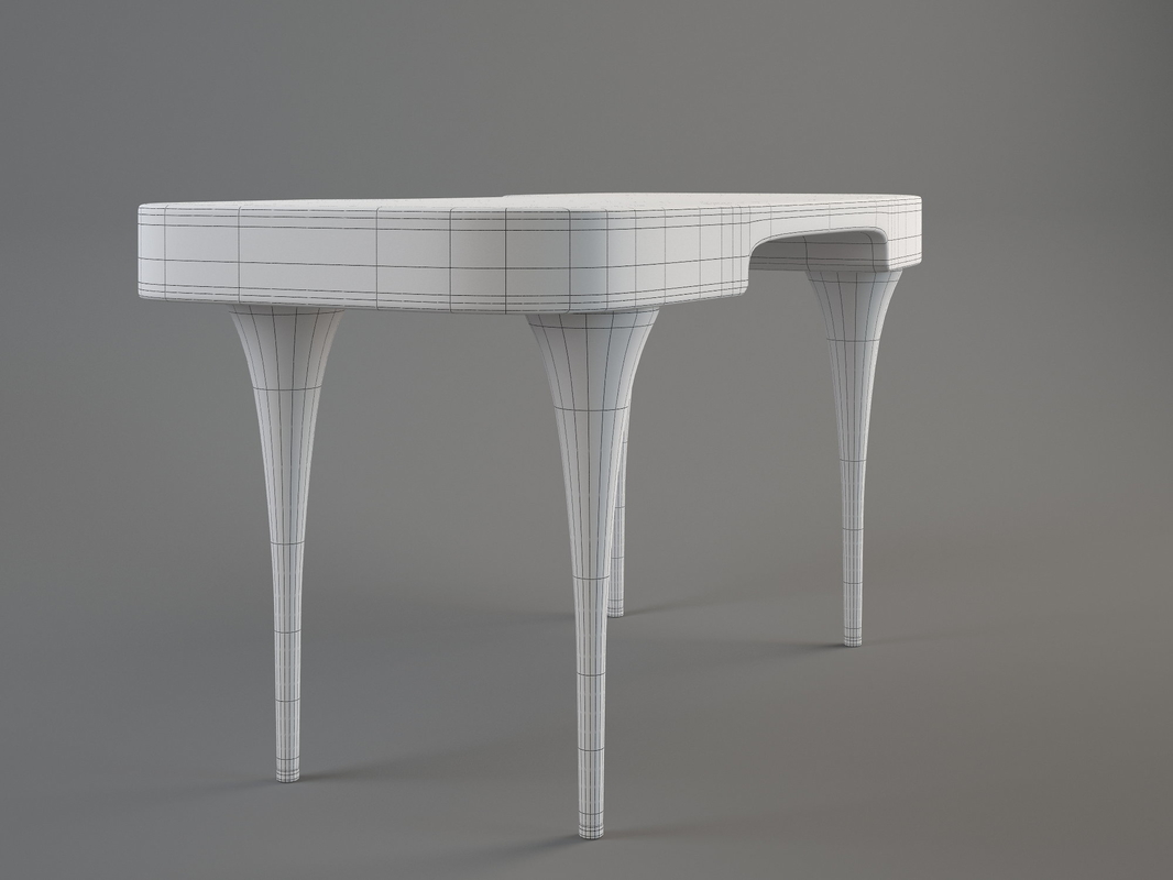 desk riga cappellini 3d model