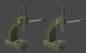 arbor press 3d model