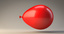 inflated balloon 3d model