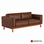 3d model of west elm sofa