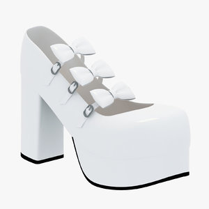 3d model of lolita shoe