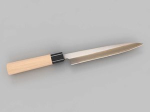 3d kitchen knife model