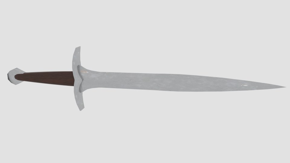 frodo sword sting 3d model