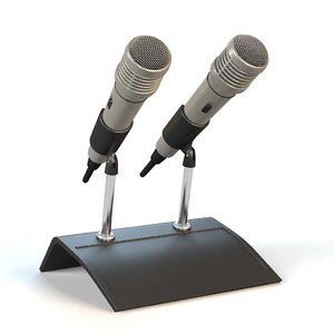 3d microphones model
