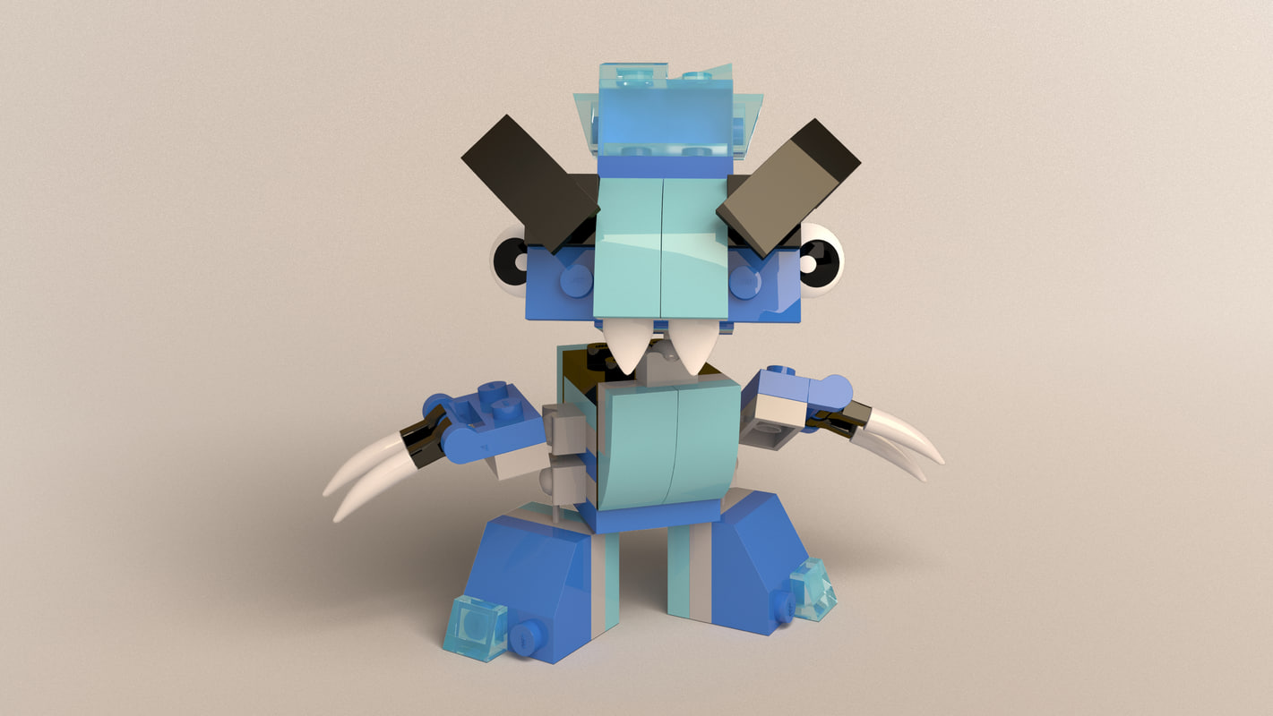 lego mixels chilbo 3d model