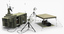 3d airbase uavs ground control model