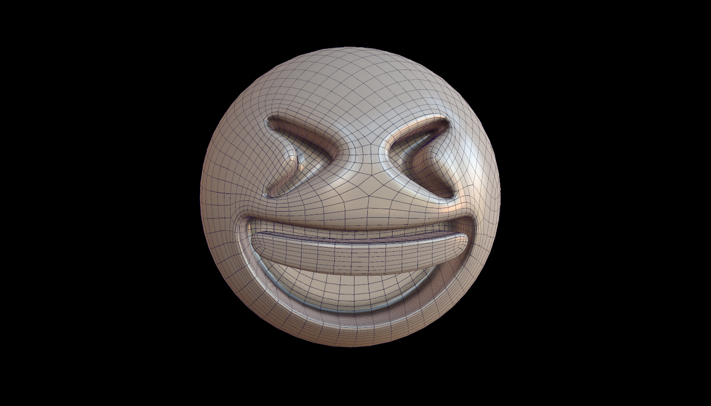 emoji lol 3d model
