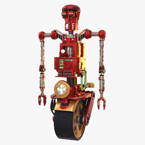 robot - red loom 3d model