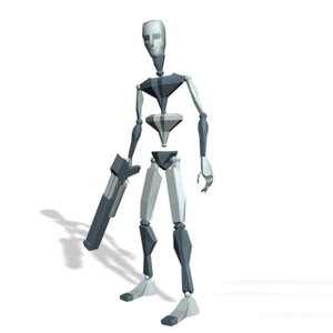 Commando stand smart pose 4