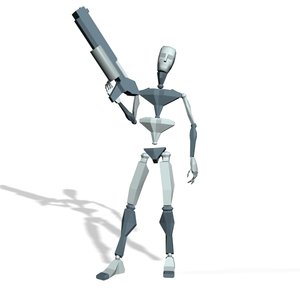 Commando stand smart pose 2