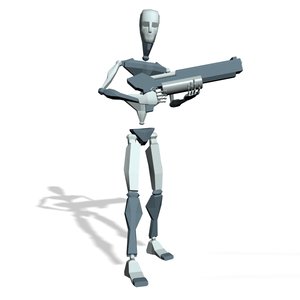 Commando stand smart pose 6