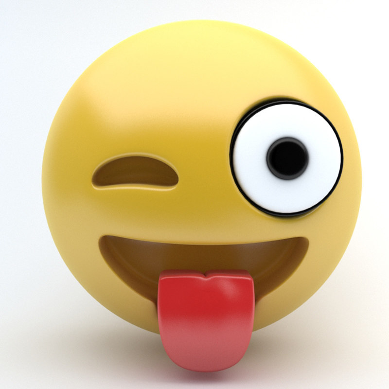 emoji tongue 3d 3ds https://static.turbosquid.