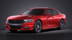 3d model of dodge charger 2017