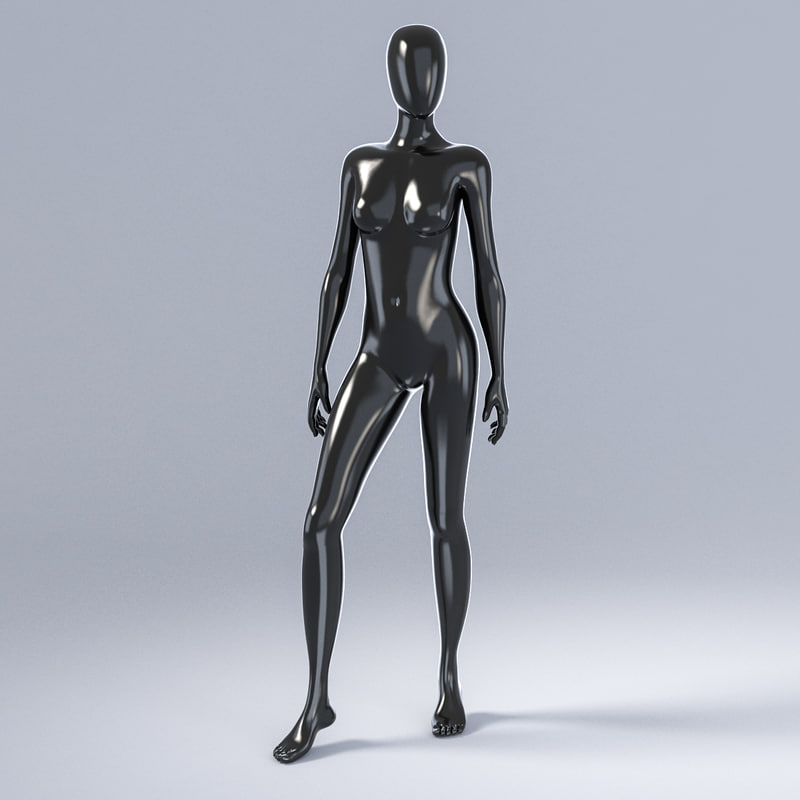 drawing mannequin 3d model