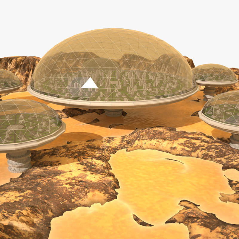 3d planet cities model