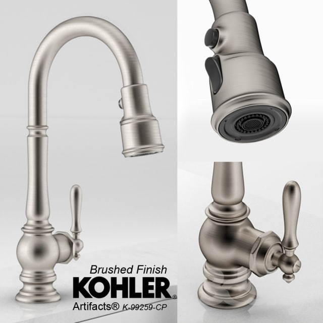 3d kohler artifacts bar faucet model